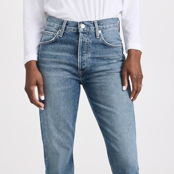 Citizens of Humanity Charlotte Crop High Rise Straight Jeans 25 - Picture 15 of 15